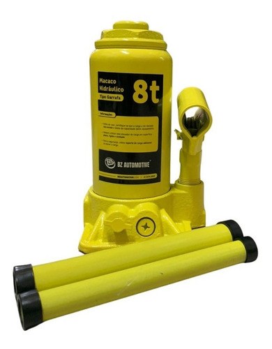 Macaco Hidraulico Tipo Garrafa 8 Toneladas Bz Automotiv 8t