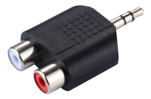 Adaptador De Audio Y Rca Hembra A Plug Macho De 3.5 Mm