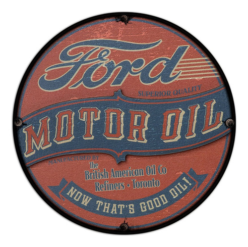 #663 - Cuadro Decorativo Vintage - Ford Auto Garage No Chapa