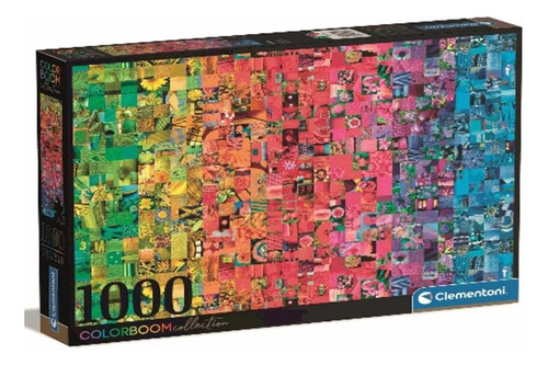 Puzzle 1000 Piezas Color Boom - Collage - Clementoni - Dg