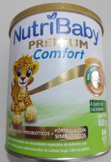 Leche de fórmula en polvo sin TACC Ethical Nutrition NutriBaby Comfort en lata de 1 de 400g - 0 a 6 meses