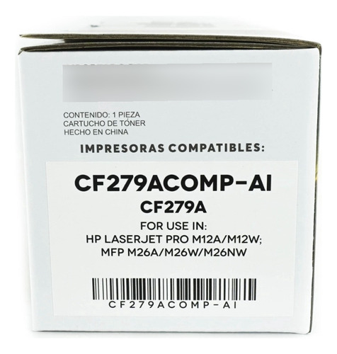 Toner Corona Cf279a 79a Compatible Con M12w