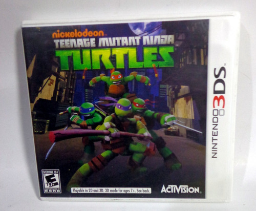 Teenage Mutant: Ninja Turtles - 3ds Seminovo