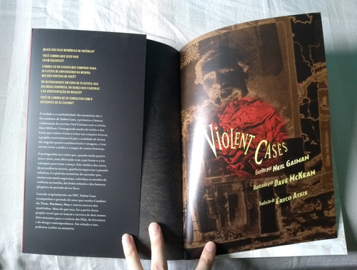 Violent Cases - Neil Gaiman E Dave Mckean (Usado)