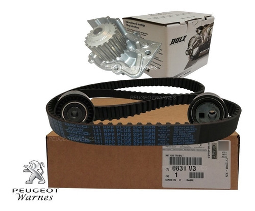 Kit Distribucion Orig Bomba Dolz Peugeot 307 2.0 Hdi