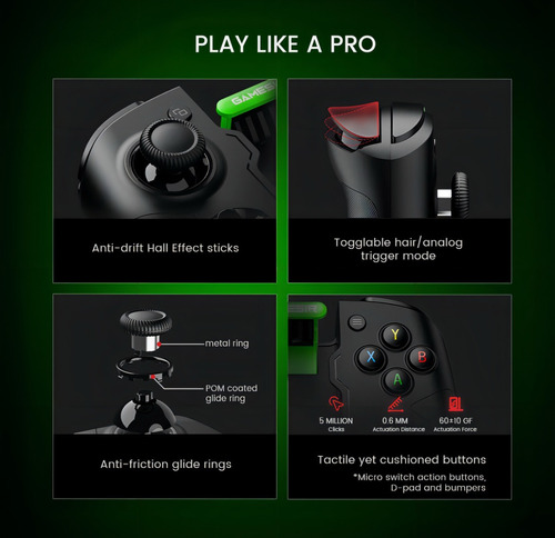 Gamesir X4 Ailerion Bluetooth Rgb Xbox Game Pass 1 Mes