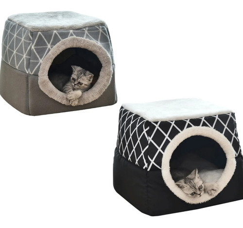 Cama Doble Para Perro Y Gato 