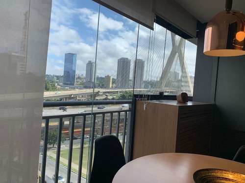 Imagem 8 de 27 de Apartamento No Brooklin, Muito Bem Localizado, Uma Suíte, Uma Vaga De Garagem Com 63m De Area Util. - Sp - Ap3470_fi