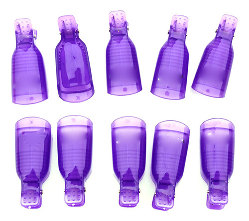 10 Unids/set Toallitas Quitaesmaltes De Esmalte Uv De Uñas