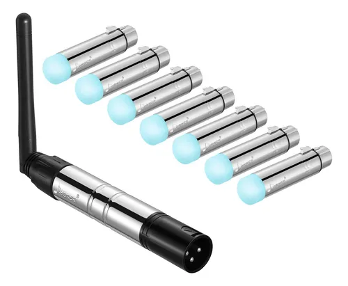 Controlador Inalámbrico Dmx512 Donner Dfi Dj Con 7 Receptore