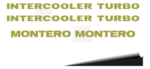 Calco Mitsubishi Montero Kit Intercooler Turbo