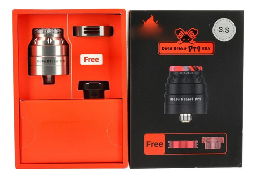Atomizador Acero Inox 24mm Plata Rda Dead Rabbit Pro Sellado (Usado)