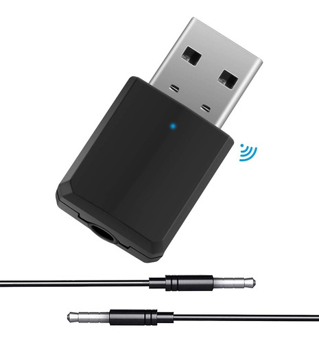  Receptor Y Transmisor De Audio Bluetooth Jack 2 En 1 - Otec