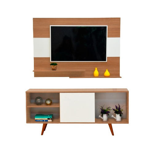 Rack De Tv + Panel Aéreo, Oferta Hasta Agotar!! Berna Home