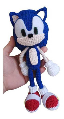 Patrón Amigurumi Crochet De Sonic En Castellano