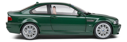 Miniatura Réplica Bmw E46 M3 Coupe 2000 1:18 Solido Verde