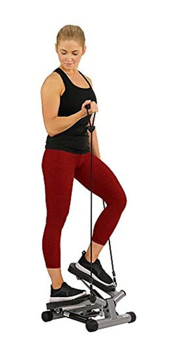 Escalador Sunny Health & Fitness Con Bandas, Plateado