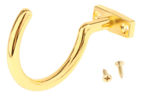 Gancho Para Taco De Mesa De Billar, Soporte De Metal Dorado,