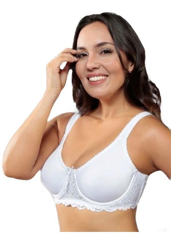 Corpiño Taza Premoldeada Tricot Tul Lycra Power- Lidia 555