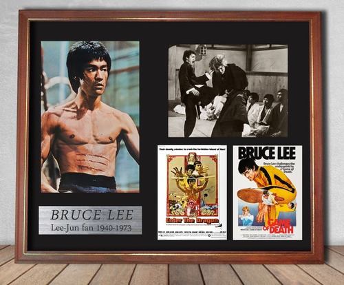 Cuadro Decorativo Bruce Lee Memorabilia Artes Marciales