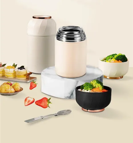 Termos Comida Y Liquido Buffer Multiproposito 850ml +cuchara