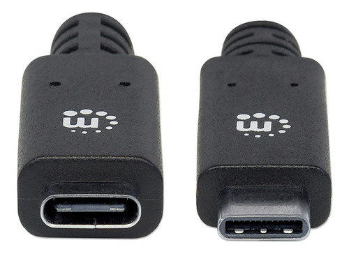 Extension De Cable Usb-c V3.1 50 Cm Negro 10gbps 5a 355230