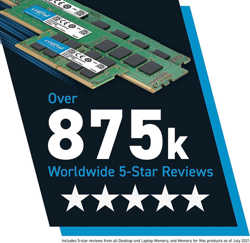 Memoria Ram Crucial, Soddim, 2 X 8 Gb, Ddr4, 3200 Mhz