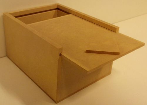 Caja De Fibrofacil Tapa Corrediza 50x60x10cm