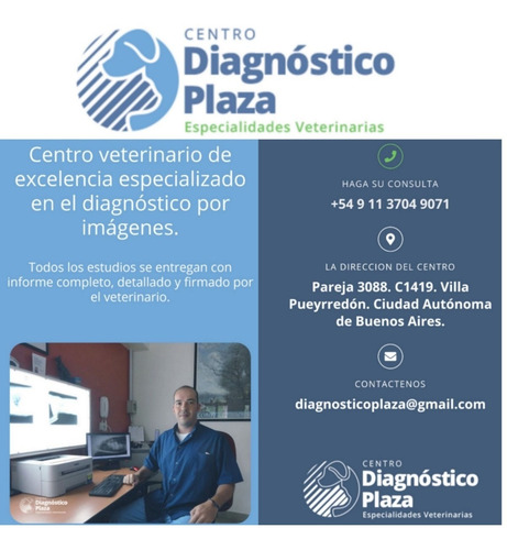 Radiografia Veterinaria - Ecografia Perro Gato Microchip