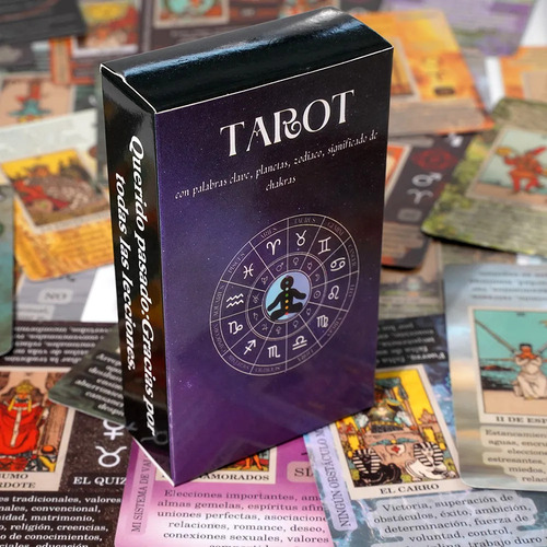 Cartas Tarot Español Principiantes Planetas Zodiaco Chakras