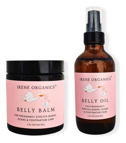 Irene Organics Belly Bundle - Balsamo Organico Para El Vient