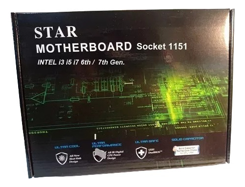 Motherboard Chipset H110 Socket 1151  6ta Y 7ma Gen Ddr3 