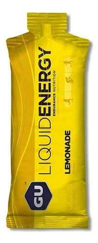 Gel Líquido Liquid Energy X Unidad 60 Gr Sabores Sabor Lemonade (sin Cafeína)