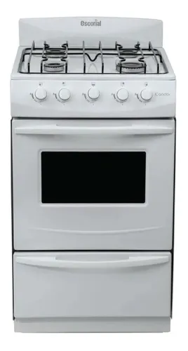 Resumen de la Cocina a Gas Escorial Candor S2 Color Blanco Gas Natural