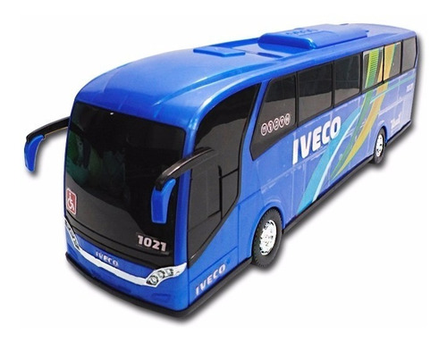 Onibus Brinquedo Miniatura Iveco Criança Menino Brincar