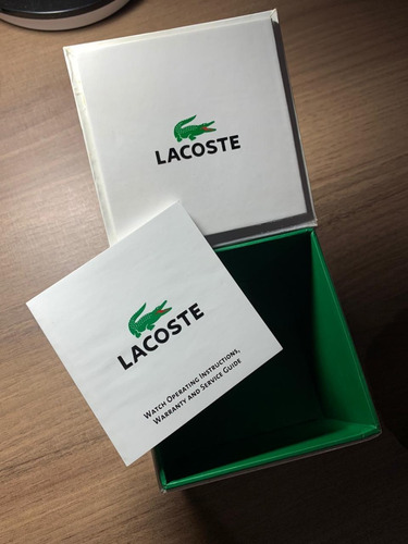 Relógio Lacoste Masculino Borracha Vermelho