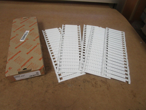 New Lot Of 1000 Weidmuller Terminal Marker Dek 5/5 Mc Ne Vva