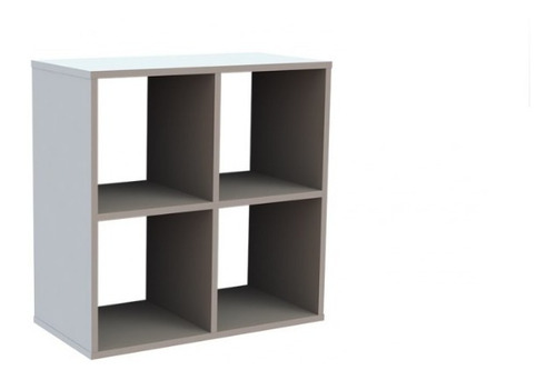 Imagen 3 de 5 de Modulo 4 Cubos Organizador Melamina Centro Estant