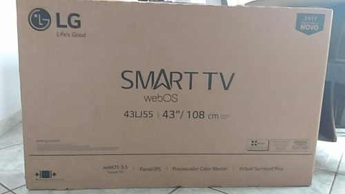 Smart Tv LG 43lj55 - Display Quebrado.