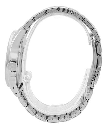 Relógio De Pulso Orient Com Corria De Aço Inoxidável Cor Prateado - Fondo Azul