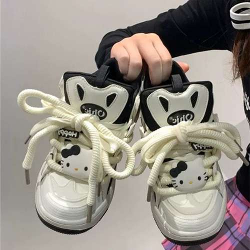 Zapatos Deportivos Cómodos Japoneses Bonitos De Hello Kitty