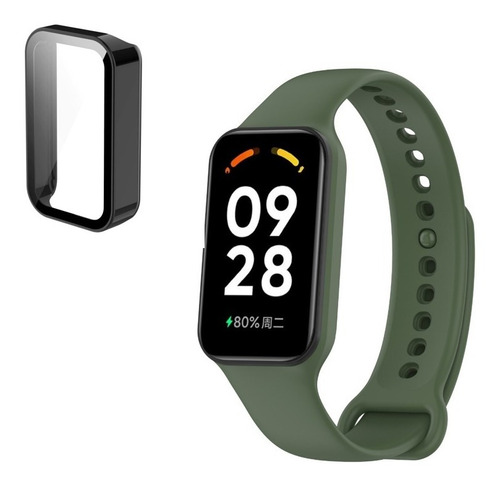 Pulsera De Repuesto Para Xiaomi Band 8 Active + Funda Negra