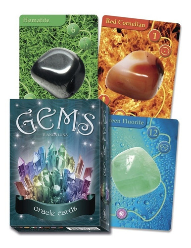 Oracle Cards Gems (libro + Cartas), Bianca Luna, Lo Scarabeo