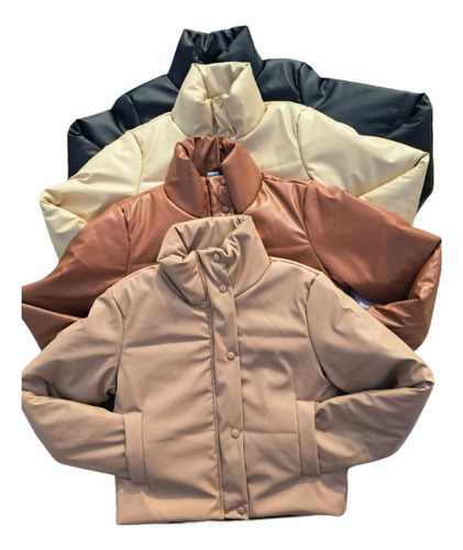 Campera Puffer Ecocuero