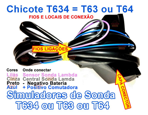 Imagem 4 de 6 de Simulador De Sonda Tury T63 Emulador Sonda Lambda Universal.
