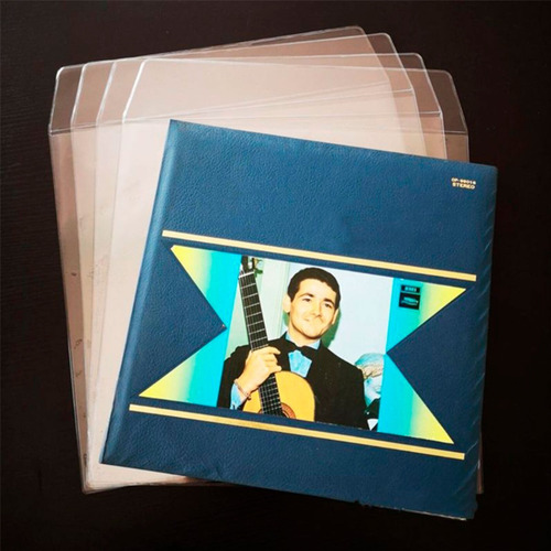 Imagen 10 de 10 de 10 Fundas Exteriores De Pvc Grueso Para Discos De Vinilo Lp