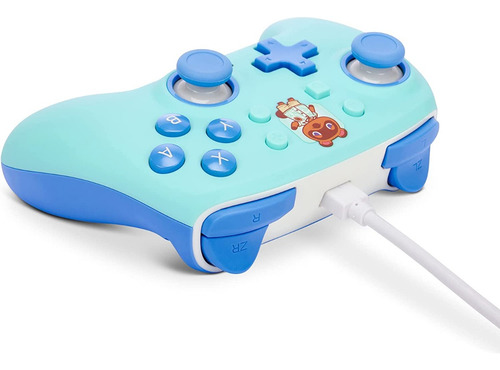 Control Alambrico Para Nintendo Switch Nano Animal Crossing