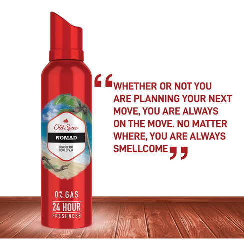 Desodorante Old Spice Nomad Deodorant Body Spray 24 Horas