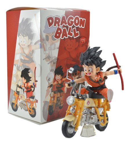Figura Muñeco Dragon Ball Maestro Goku Con Moto