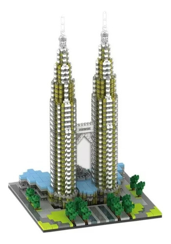 Set De Construcción Petronas Twin Towers 2351 Piezas En Caja